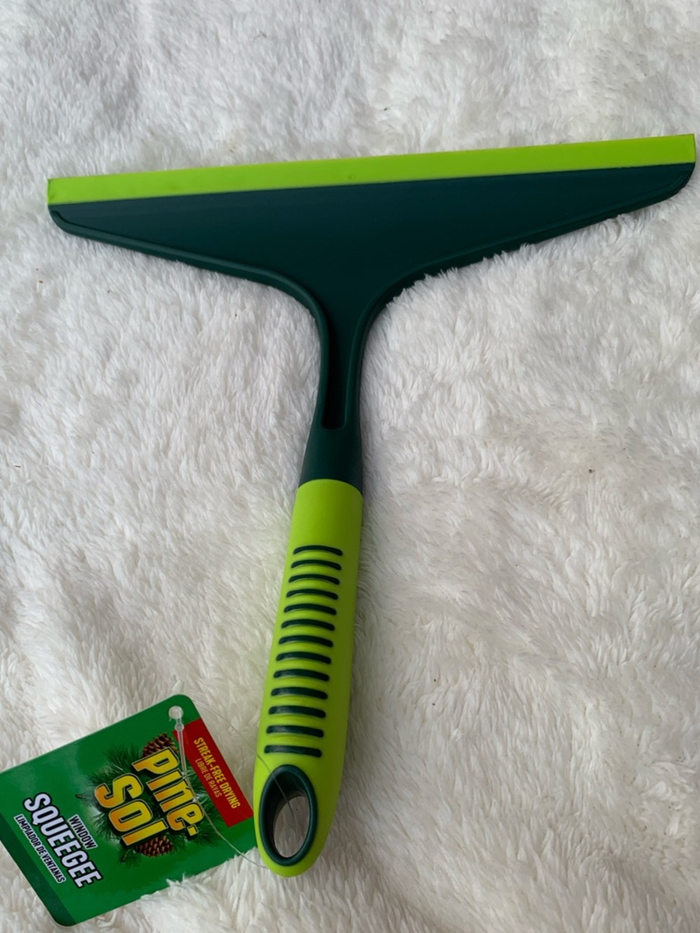 Pine- Sol Durable Plastic Squeegee All Purpose Cleaning Tool Green New.